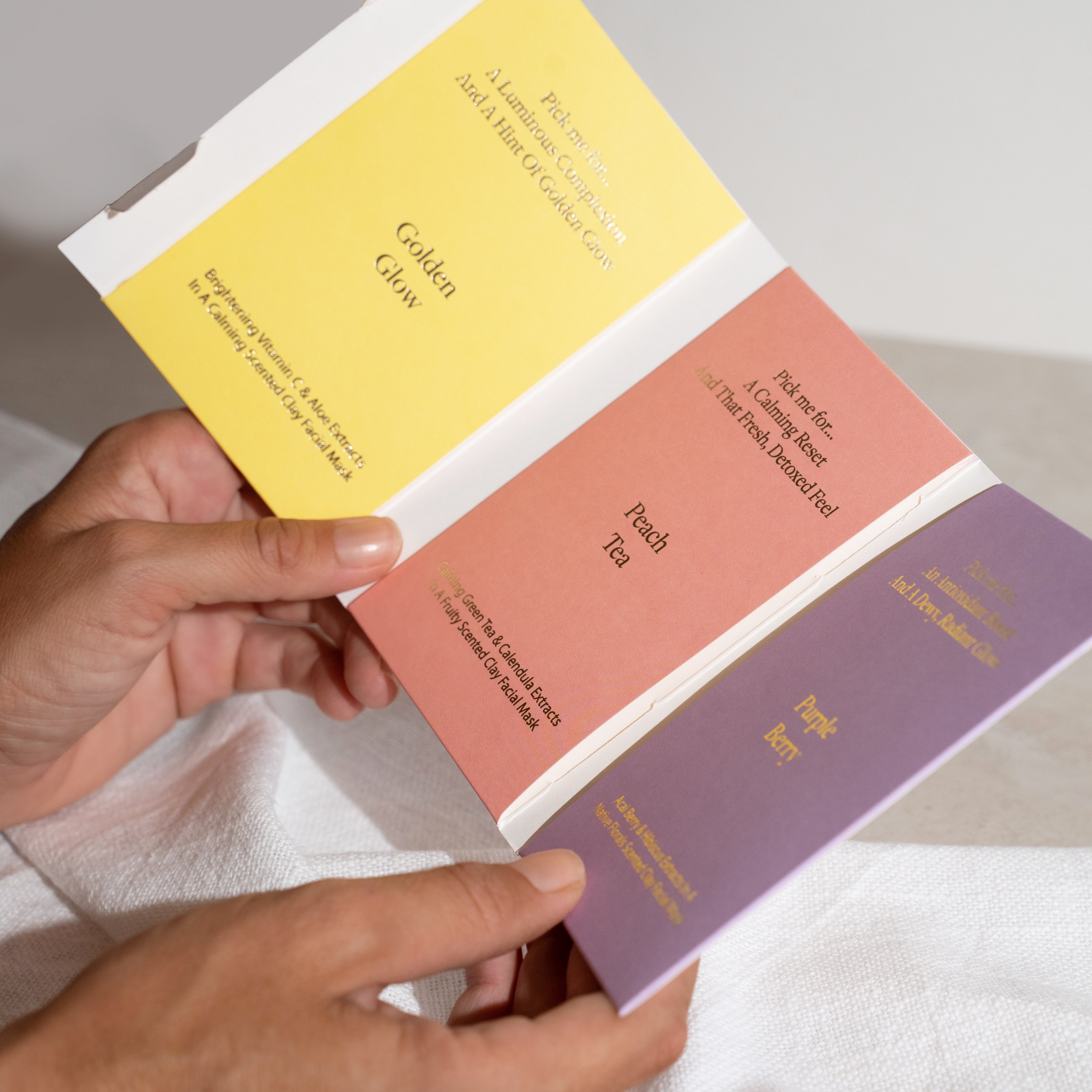 Stray Willow facial mask discovery set volume two with curated clay mask collection