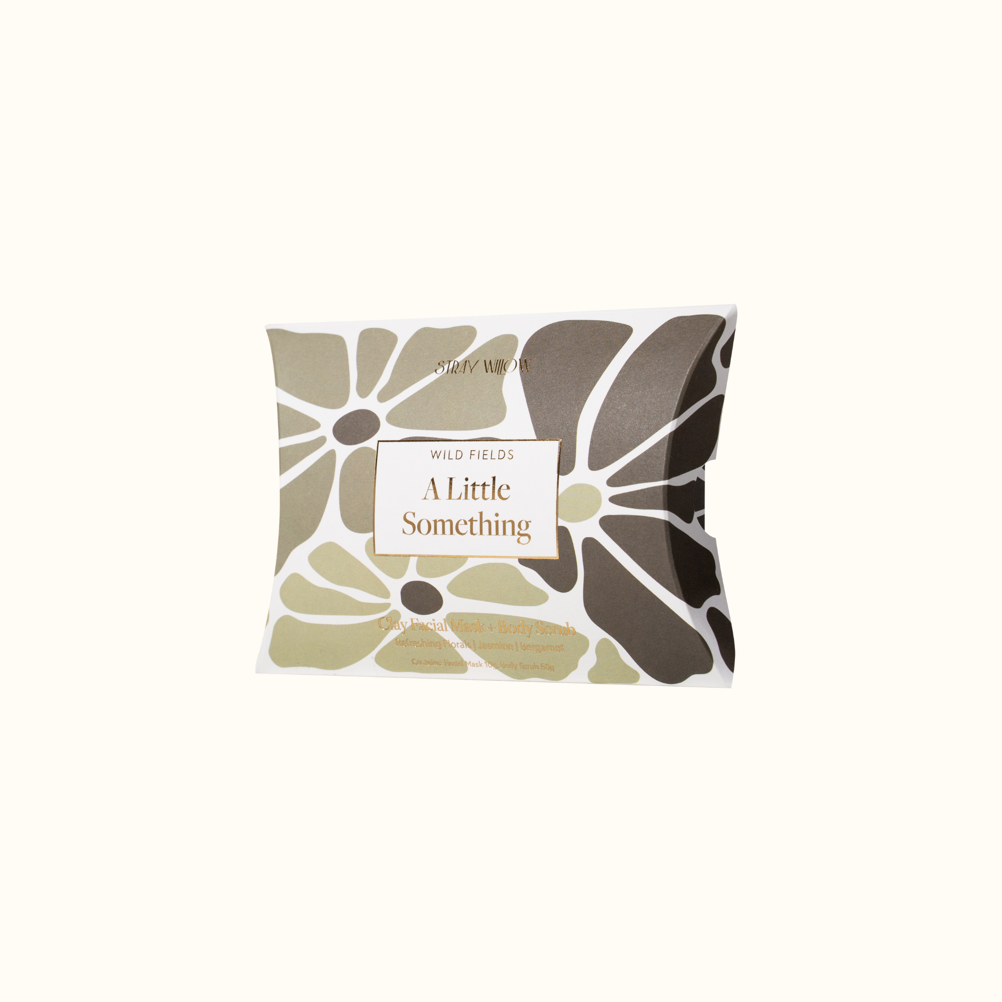 Stray Willow Wild Fields pocket duo “A Little Something” for everyday Facial Mask Green Smoothie Body Scrub gift set