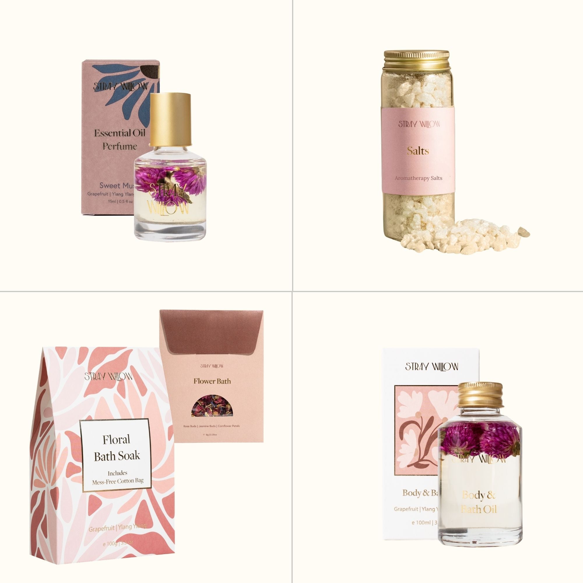 Stray Willow Australia handmade natural wellness hamper gift set for self-care and relaxation