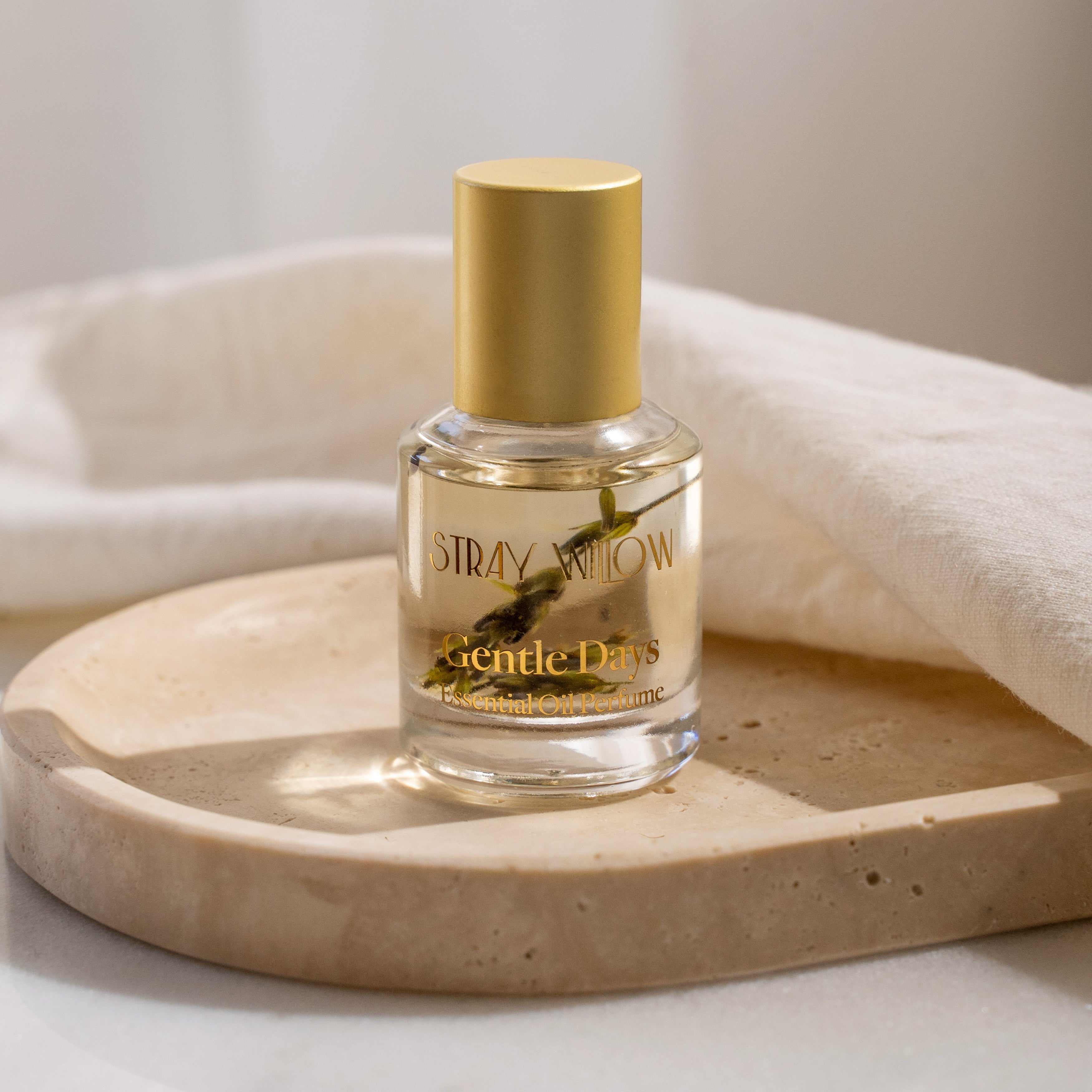 Stray Willow Gentle Days perfume roller for light soothing daily fragrance
