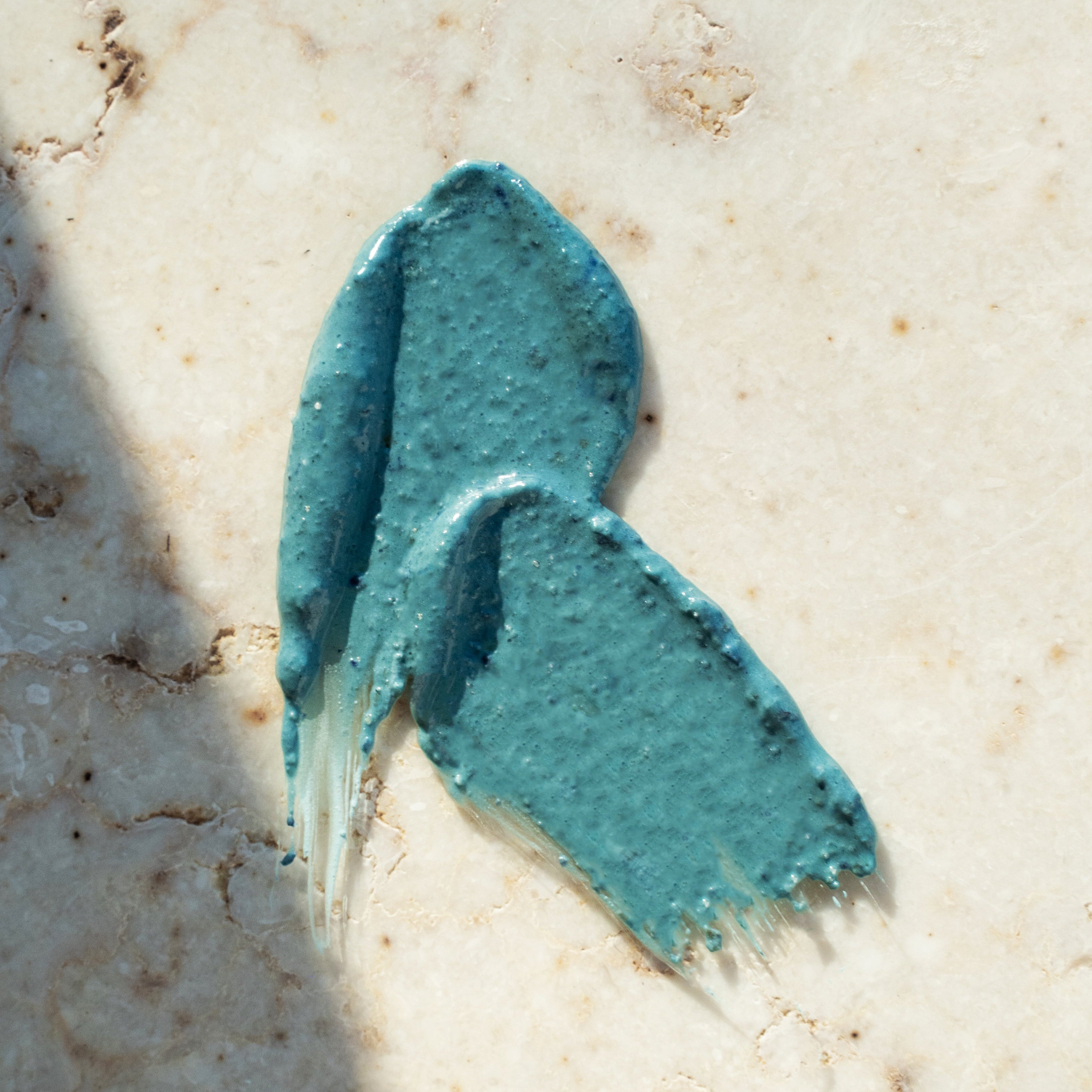 Stray Willow Blue Tansy exfoliating clay facial mask for smoothing and clarifying skin natural skincare ritual Australian Handmade Skincare Texture