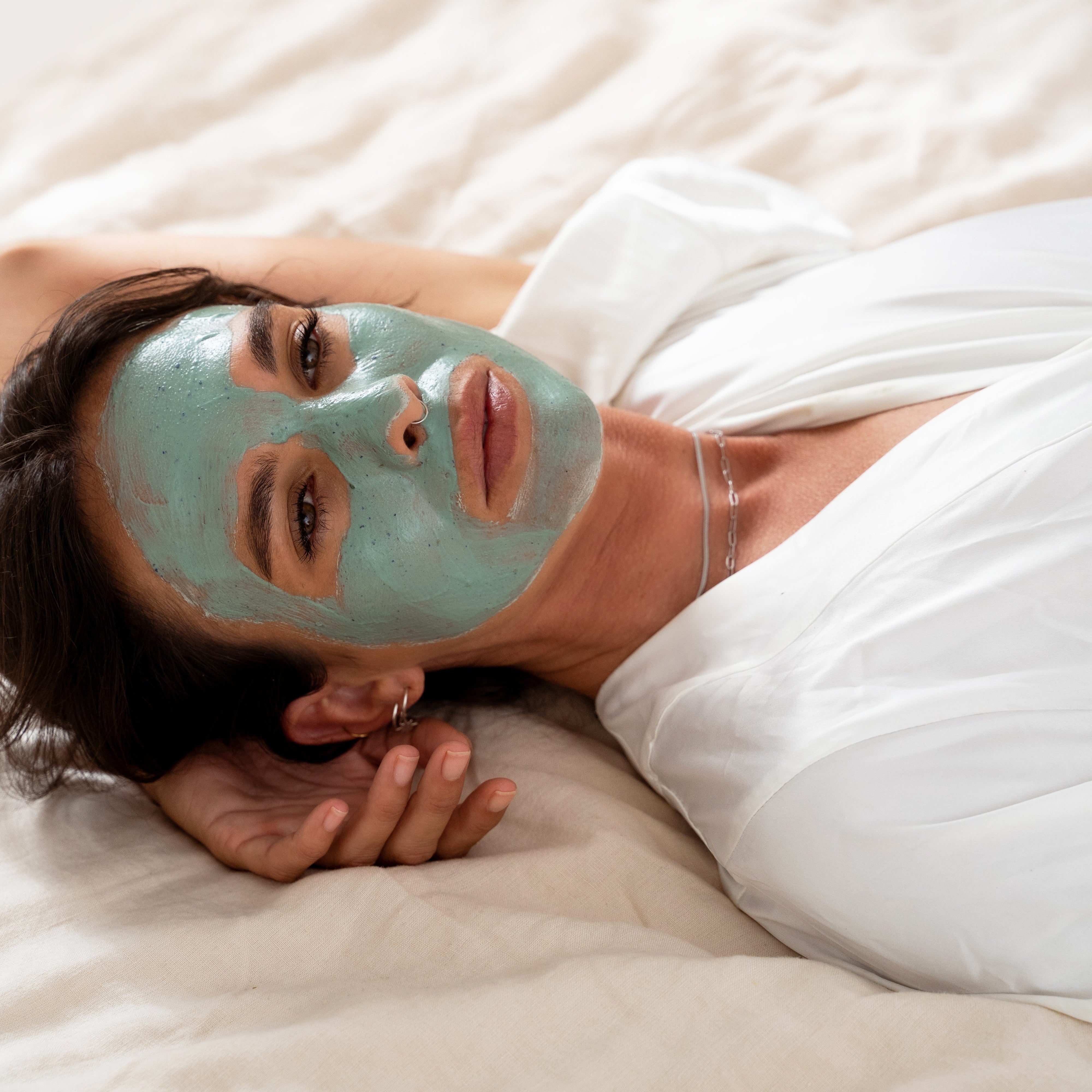Stray Willow Australia handmade natural Green Smoothie clay facial mask