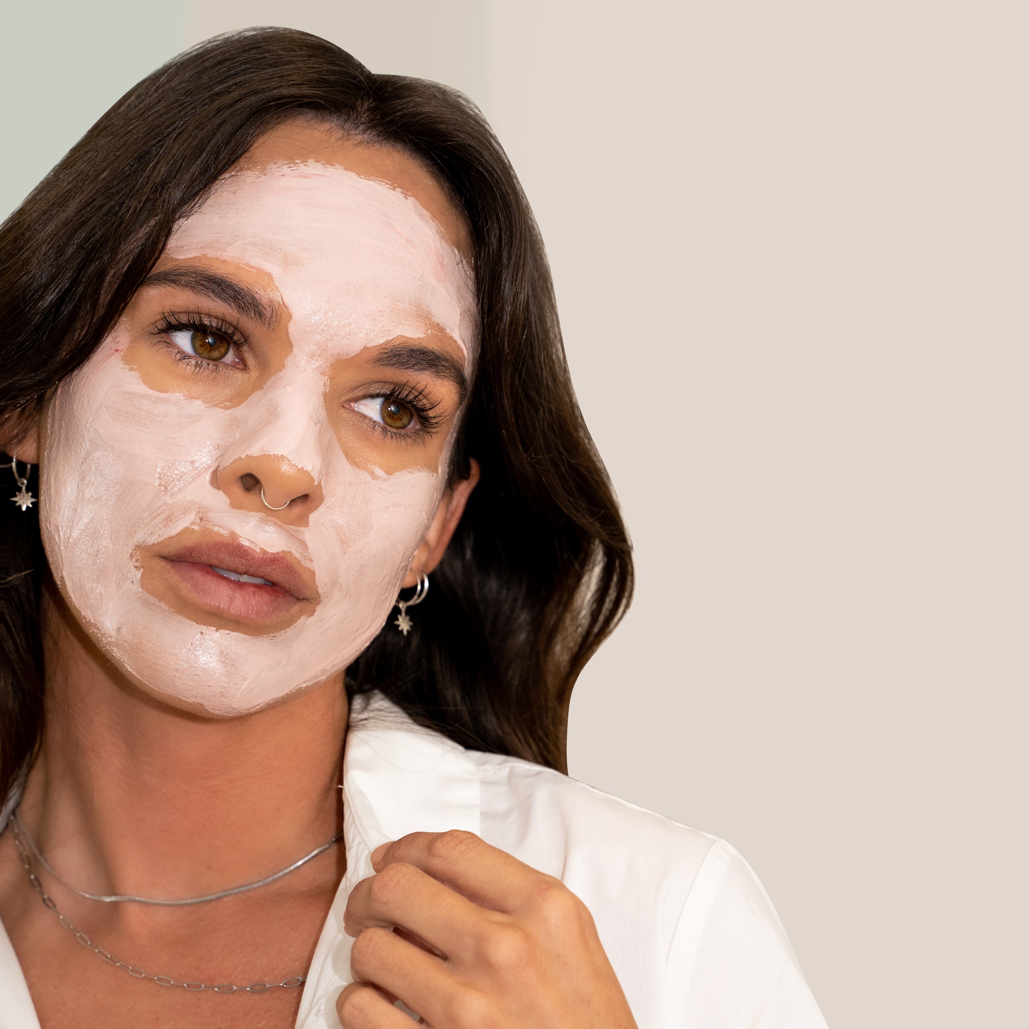 Stray Willow Peach Tea clay facial mask for revitalising and soft glowing skin Natural Skincare