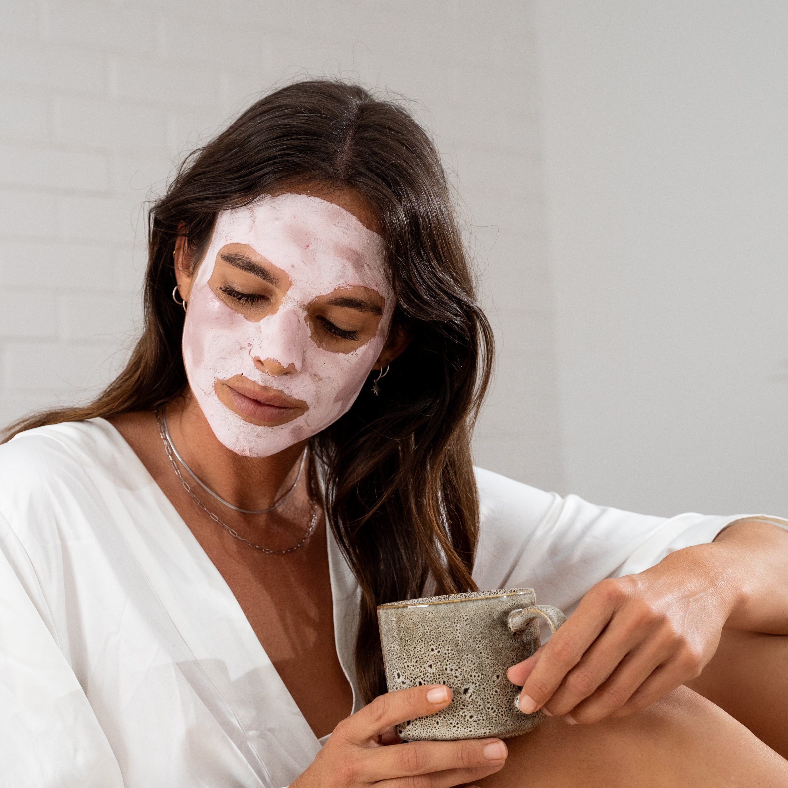All Natural Australian Handmade Skincare Clay Facial Mask Pink VItamin C