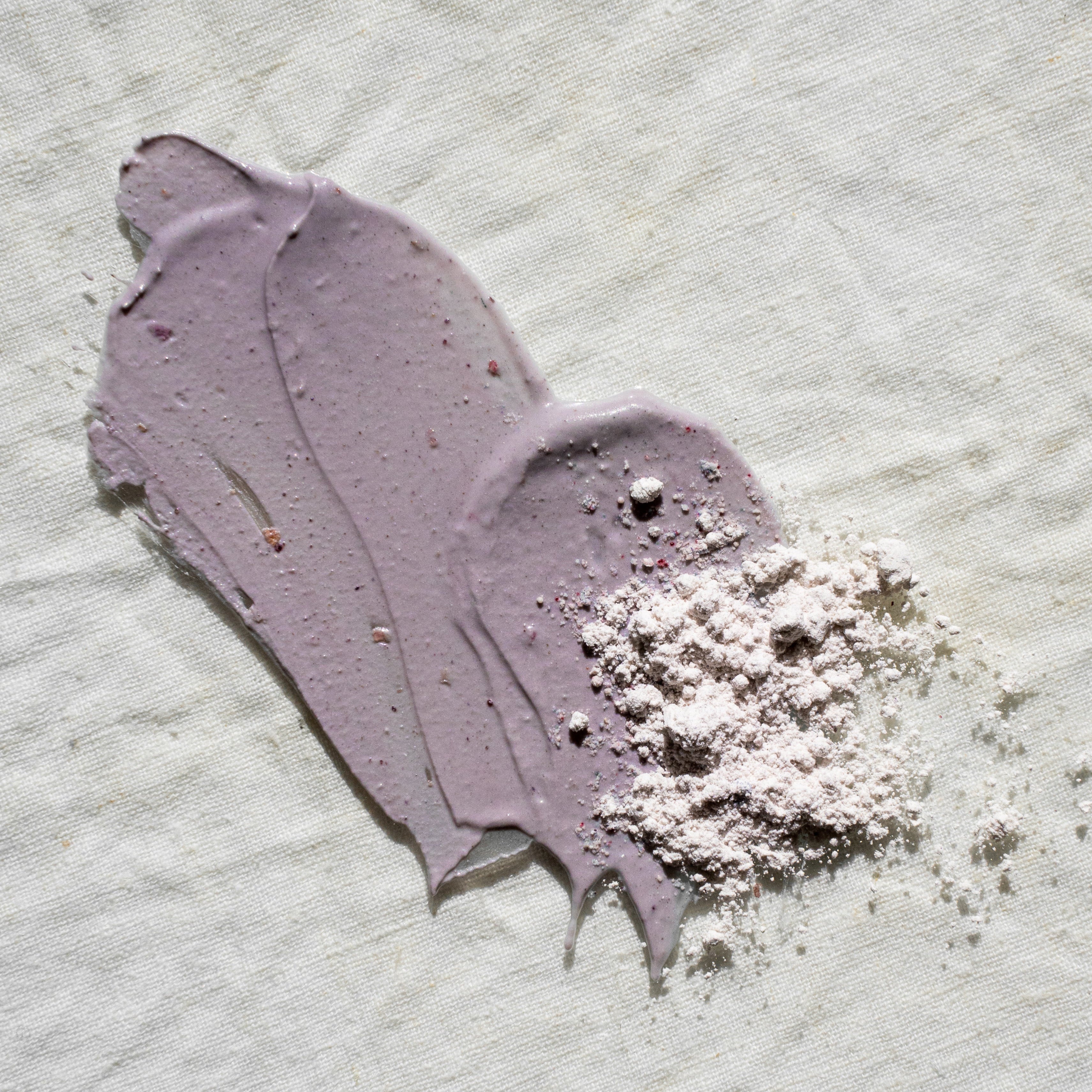 Stray Willow Purple Berry antioxidant clay facial mask for nourishing and skin protection Natural Skincare