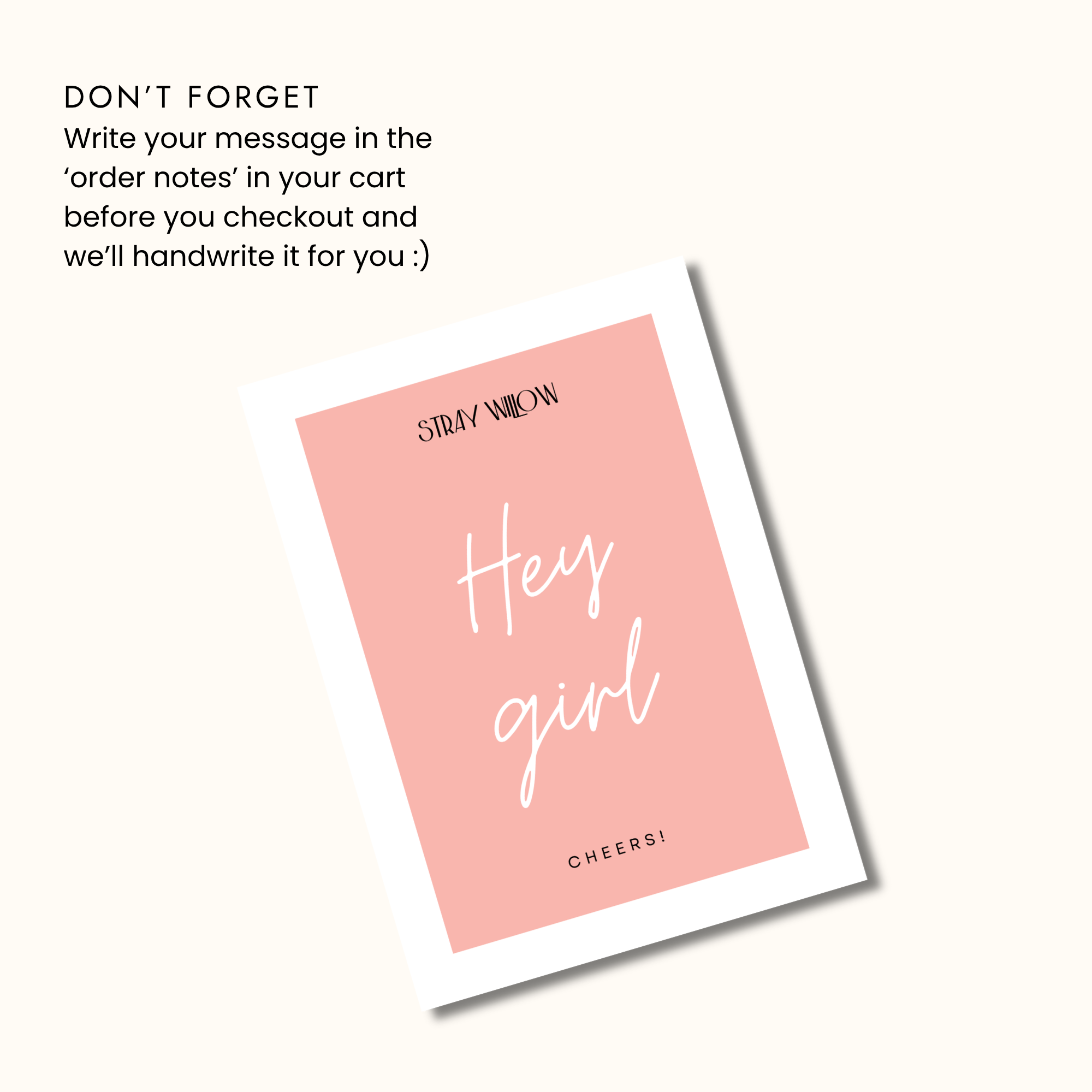 Stray Willow All-Natural Wellness Gifting Card