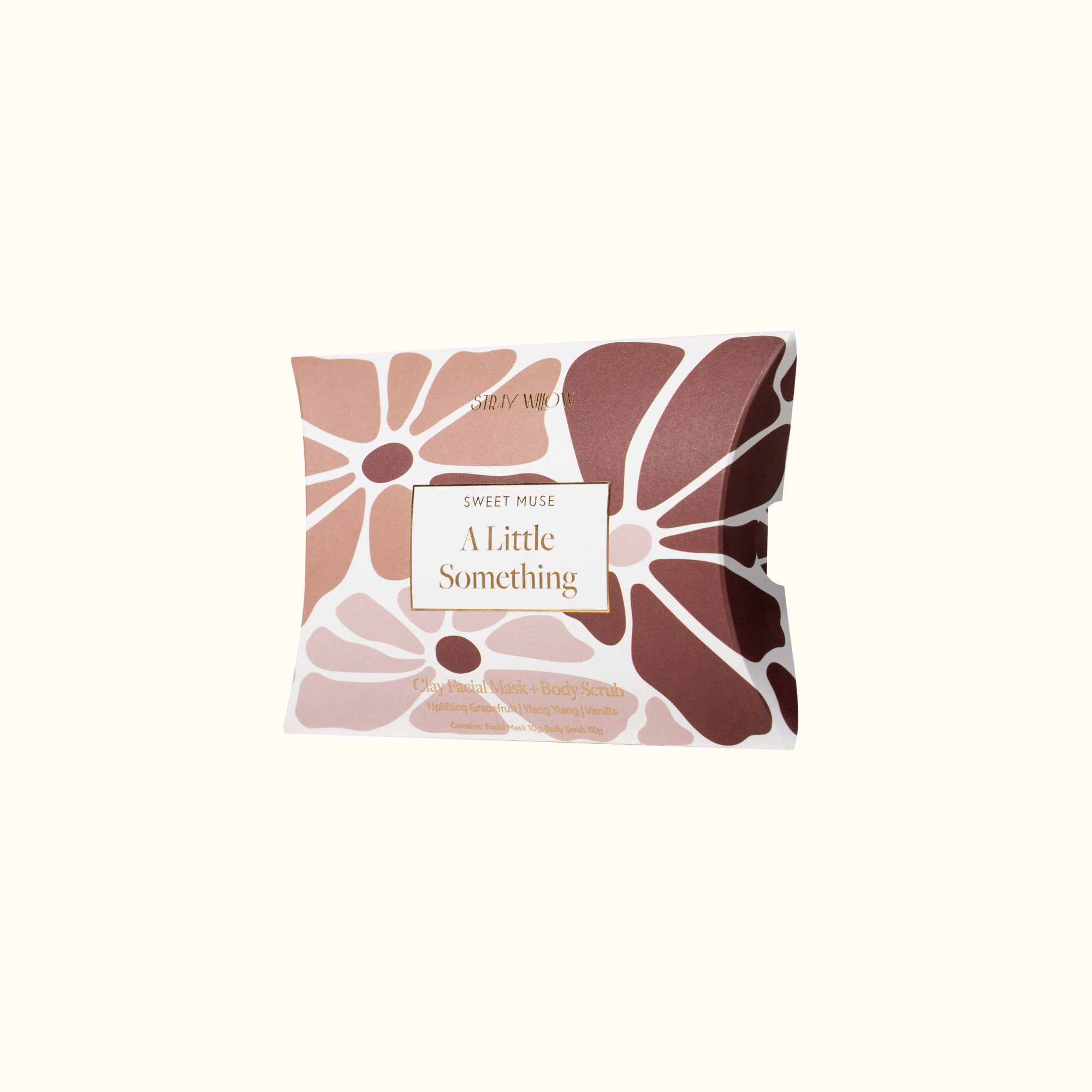Stray Willow Sweet Muse pocket duo “A Little Something A natural Glow Facial Mask and Pink Vitamin C Body Scrub