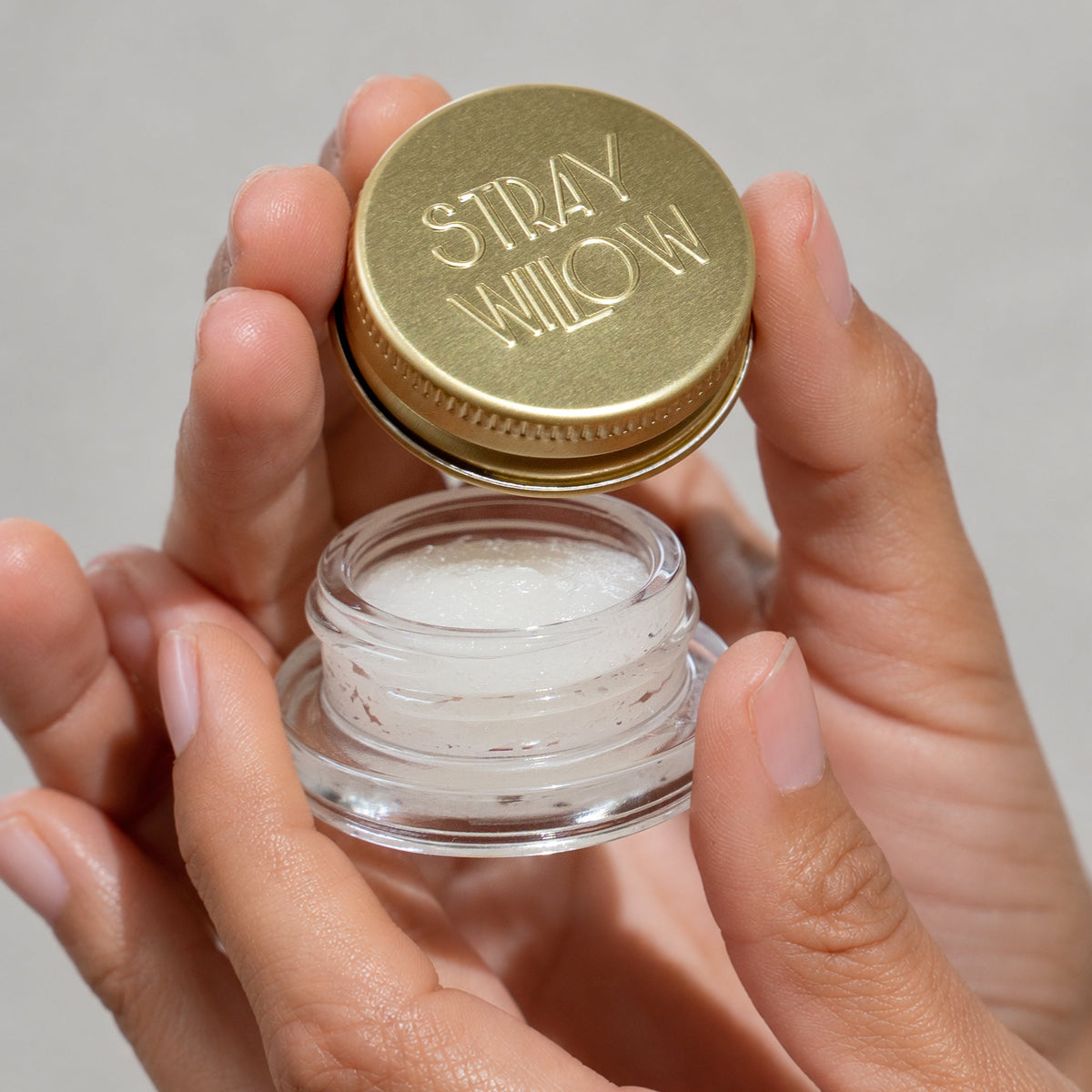 Stray Willow Lip Scrub – natural sugar lip exfoliator Jar