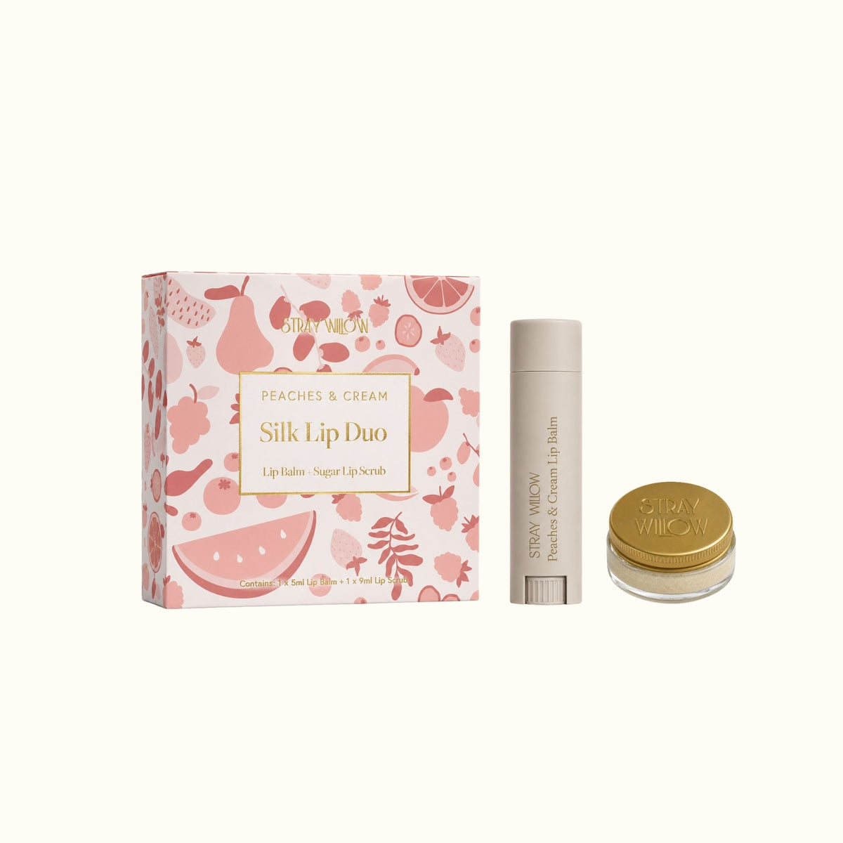 Silk Lip Duo - Peaches and Cream