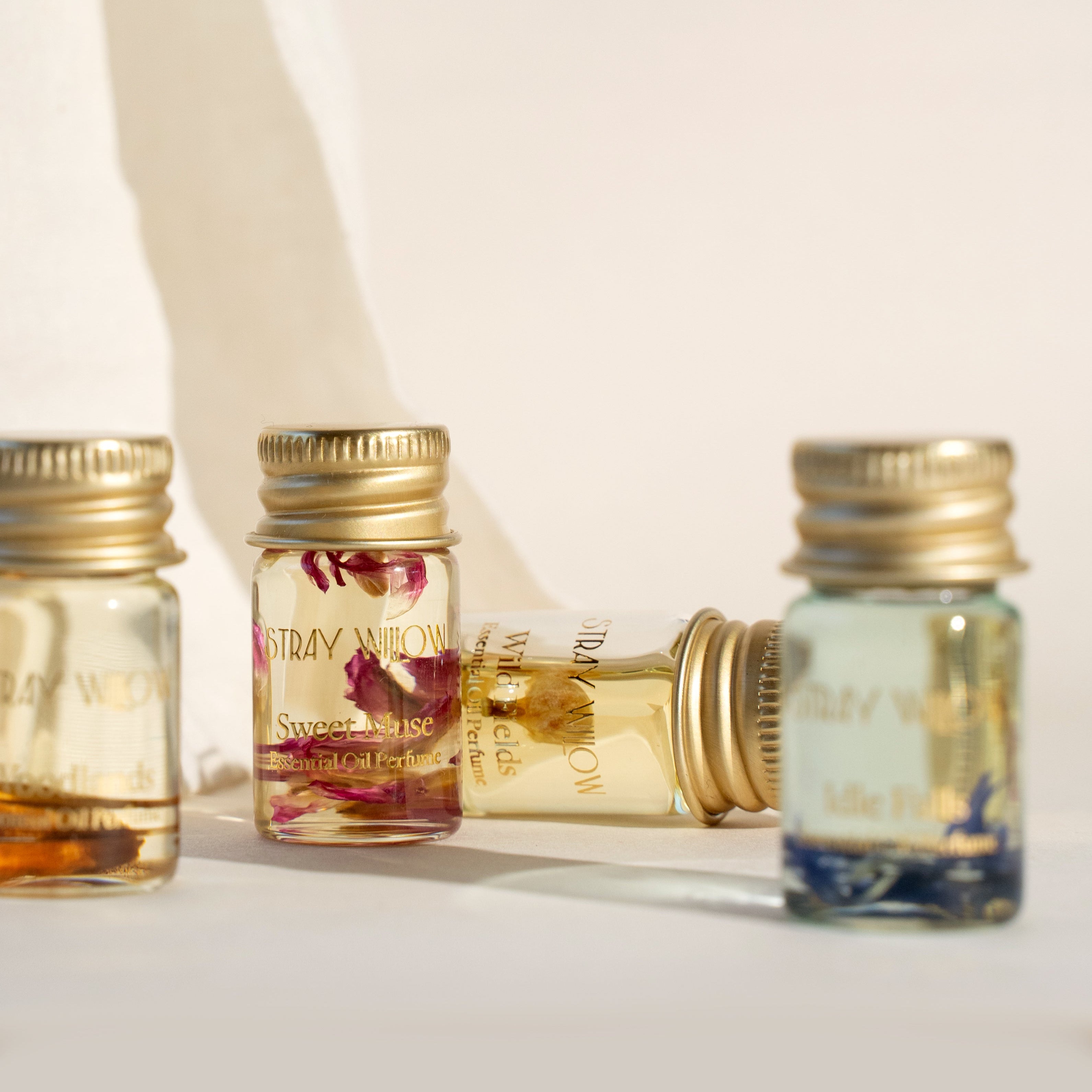 Stray Willow Natural Essential Oil Perfume Handmade Australia  Discovery Set Mini Travel scent 