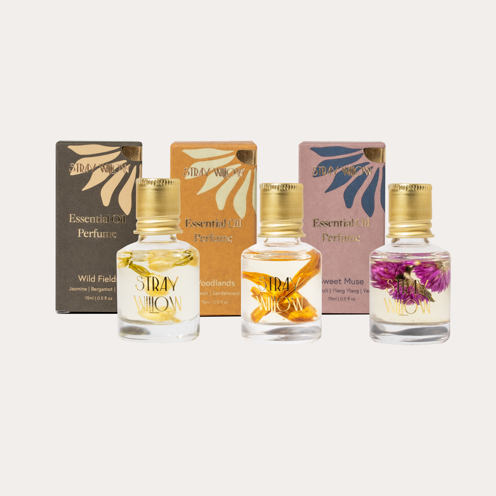 Essential Oil Perfume Trio - Pick Your 3 Blends